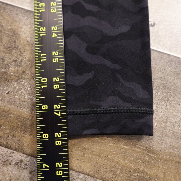 Lululemon Align Pant 28” Women’s Size 4 Sequoia Camo Deep Coal Black - Picture 3 of 12